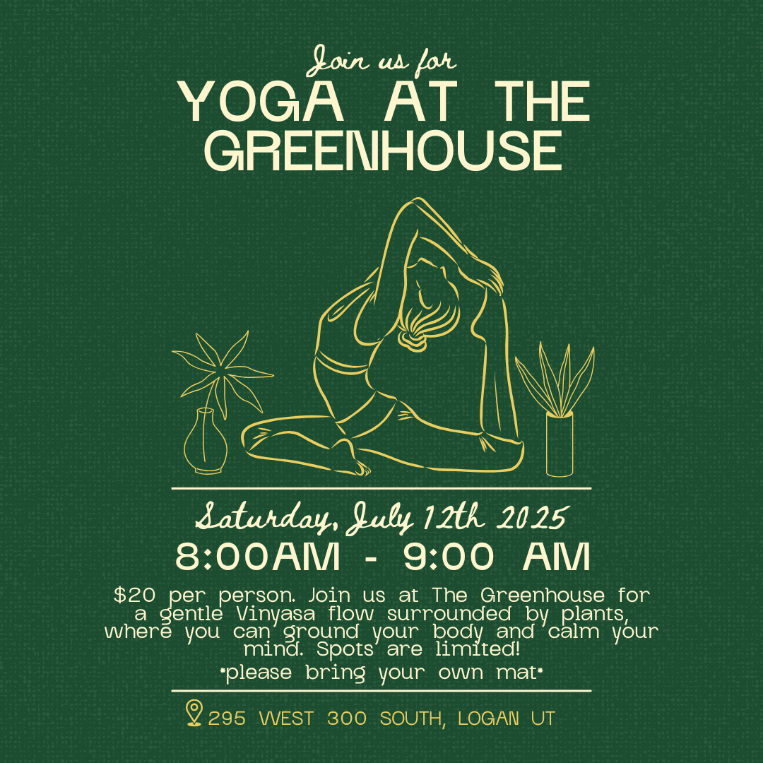 Yoga at The Greenhouse - July 12th