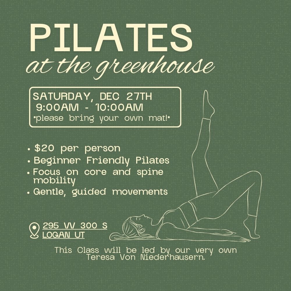 Pilates at The Greenhouse - Dec 27th